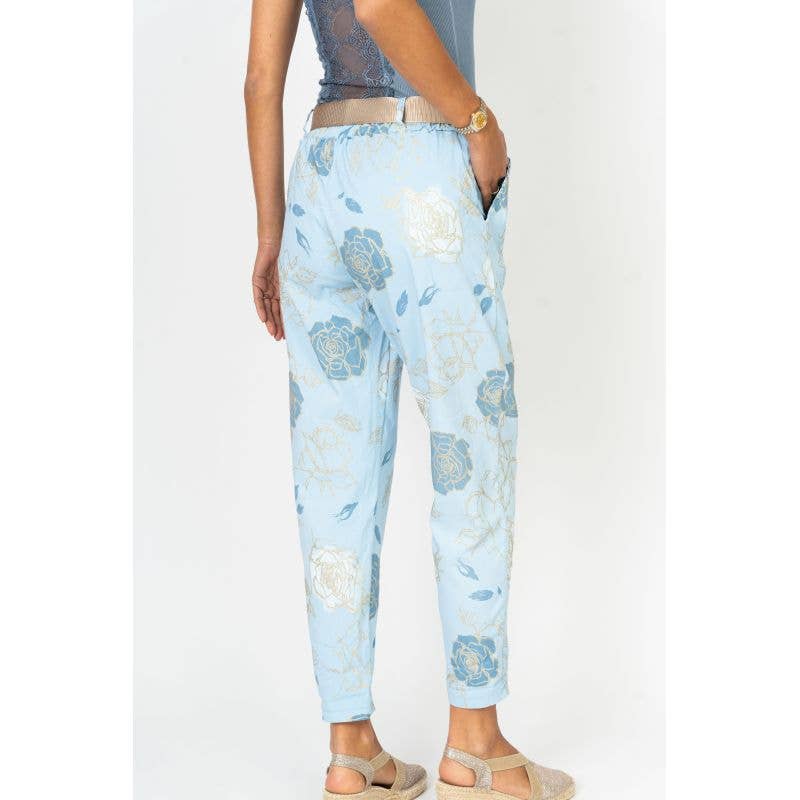 Floral Sky Blue