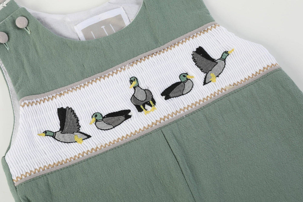 Mallard Smocked Overalls