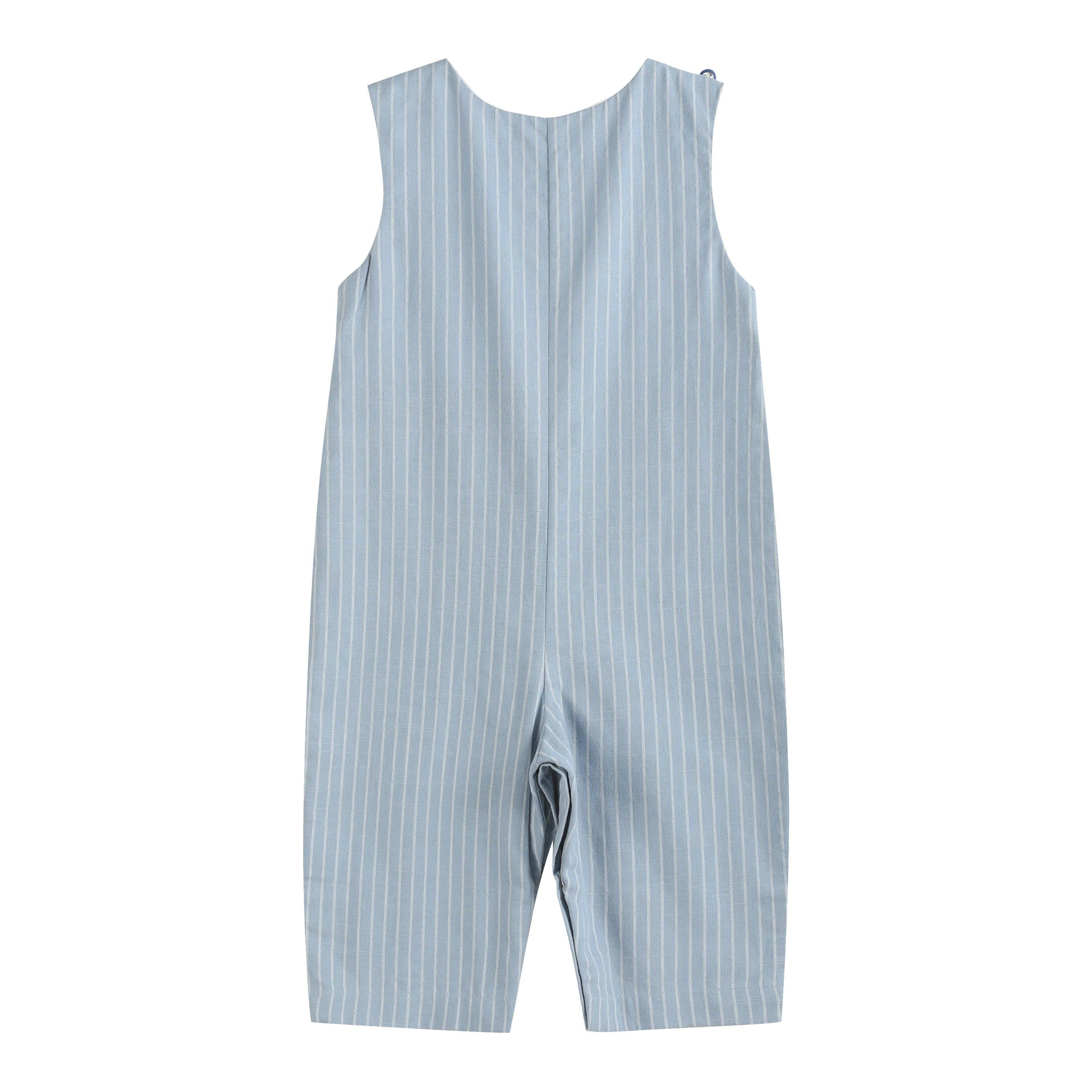 Blue Pinstripe Mallard Overalls