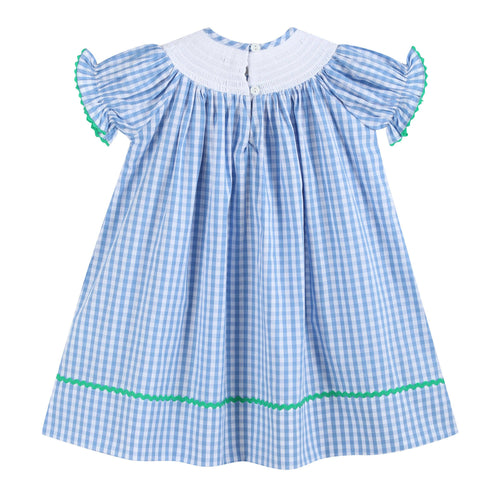 Blue Gingham Farm Dress