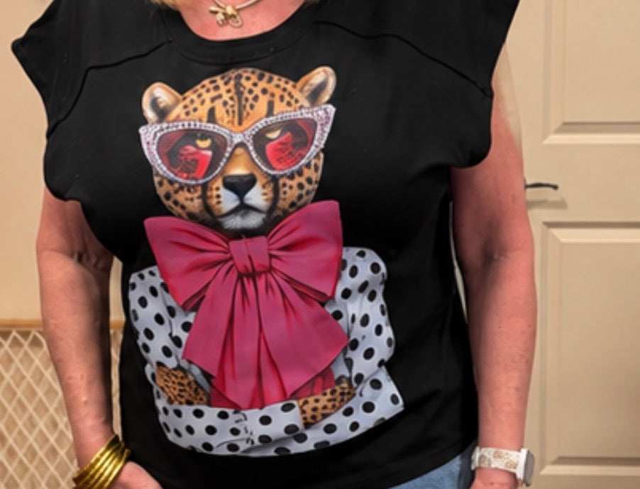 Polka Dot Cheetah sleeveless