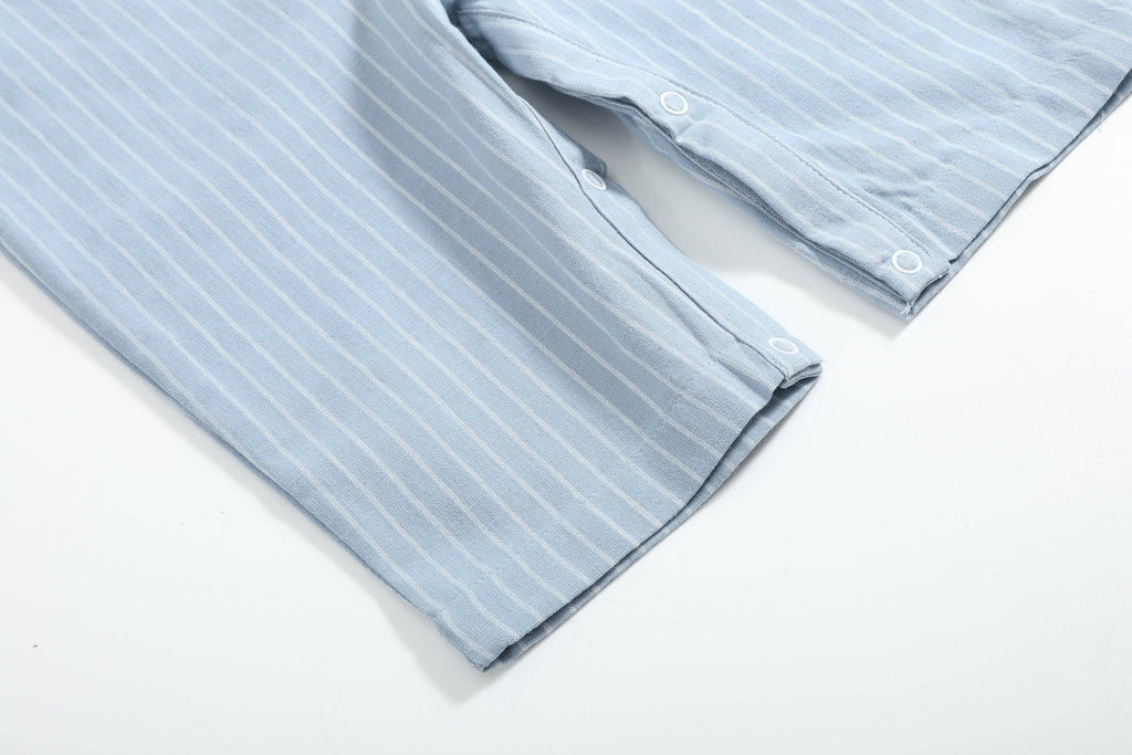 Blue Pinstripe Mallard Overalls