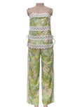 Versatile Lace Camisole and Pants Set